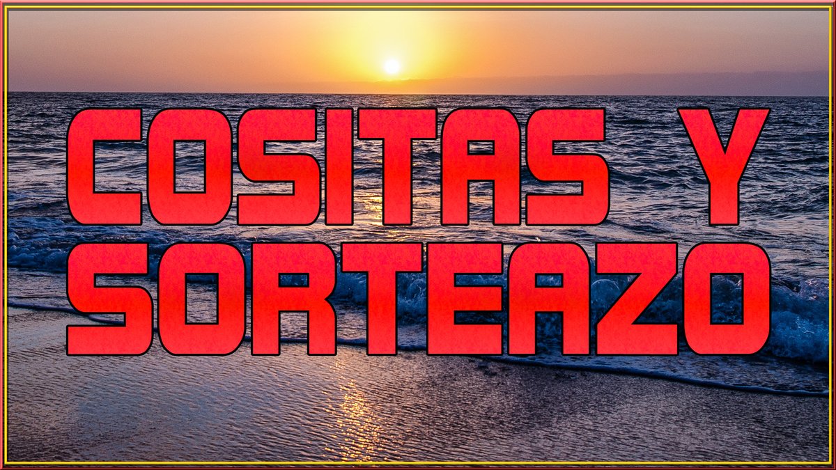 Dejo esto por aquí... 😉🏖

▶ youtu.be/f6Zd4GhGNnc 💥