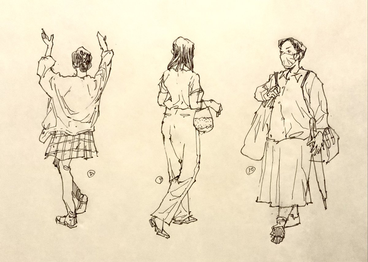 「学生に夏休みの宿題を出したので付き合いでやることに。#400croquis_40」|さそうあきら「絵師ムネチカ」＠webアクション連載中のイラスト