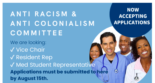 Have a vision for EM equity in Canada? Apply by Aug 15th for vice chair &amp; learner rep positions w <a href="/CAEP_Docs/">CAEP</a> Antiracism Anticolonialism Committee caep.ca/em-community/g… <a href="/CAEPResidents/">CAEP Residents</a> @caepstudent @IPACIndigenous <a href="/blackdocscanada/">Black Physicians of Canada</a> <a href="/James_Liu99/">James Liu</a> <a href="/TaylorPLougheed/">Taylor Lougheed</a> @Alavian_S