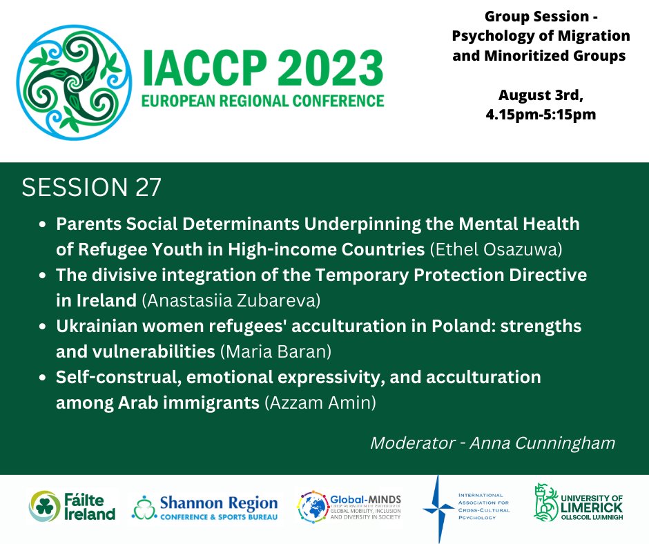 IACCP2023's tweet photo. We are unstoppable! Join our next fantastic set of parallel sessions today, starting now! (1)

#IACCP2023 #psychology #crosscultural  - via Whova Event App https://t.co/dk24WWBVvB
