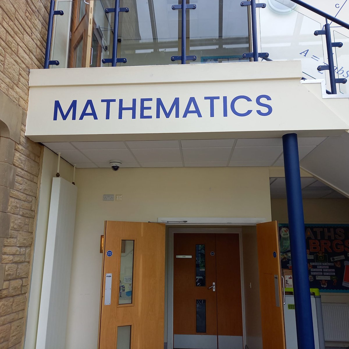 J2theP2theO's tweet photo. New signage &amp; formulae... just waiting for my scattered symbols in a lighter blue! https://t.co/xOsyUuXq7r
