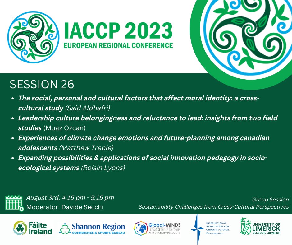 IACCP2023's tweet photo. We are unstoppable! Join our next fantastic set of parallel sessions today, starting now! (3)

#IACCP2023 #psychology #crosscultural  - via Whova Event App https://t.co/YRtohRUiJG