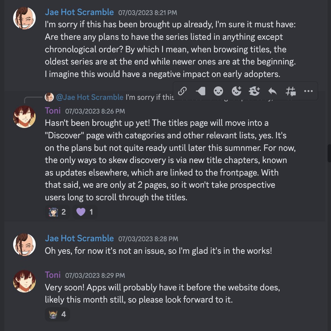 NamiComi's tweet photo. Are you looking for a great community to take part in? 👀 NamiComi’s discord server is home to many different creators and fans, sharing tips, WIPs, and more! Hop on board! 🌊

➜ https://t.co/IOMk5Qwaza https://t.co/JL49HyHNpn