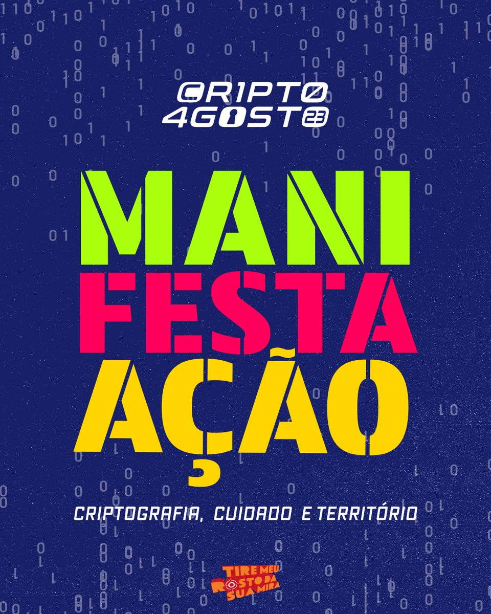 meurostonaobr's tweet photo. #CriptoAgosto: um mês para lembrar a importância da criptografia! 🔐
Neste ano, a campanha da @cdr_br tem o tema “Criptografia, cuidado e território” para fortalecer a criptografia na garantia de direitos humanos. https://t.co/o9NBTT0sXL