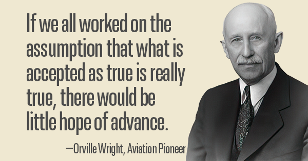 WatchdogVentura's tweet photo. Going against the “#CommonWisdom,” is the basis of all #innovation and discovery. ✈️ Dare to dream. https://t.co/JCjOj9wFSM