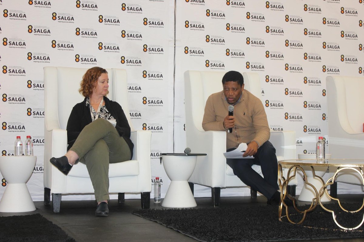 Rand_Water's tweet photo. Chief Strategy Officer at Rand Water, Mr. Vusi Kubheka is part of the panel that is discussing the Governance and Management of Water and Sanitation service and its impact on the environment at @SALGA_Gov Provincial Members Assembly Meeting.

 #120YearsOfExcellence #SALGAPMA [NS] https://t.co/EY2KxFOjb6