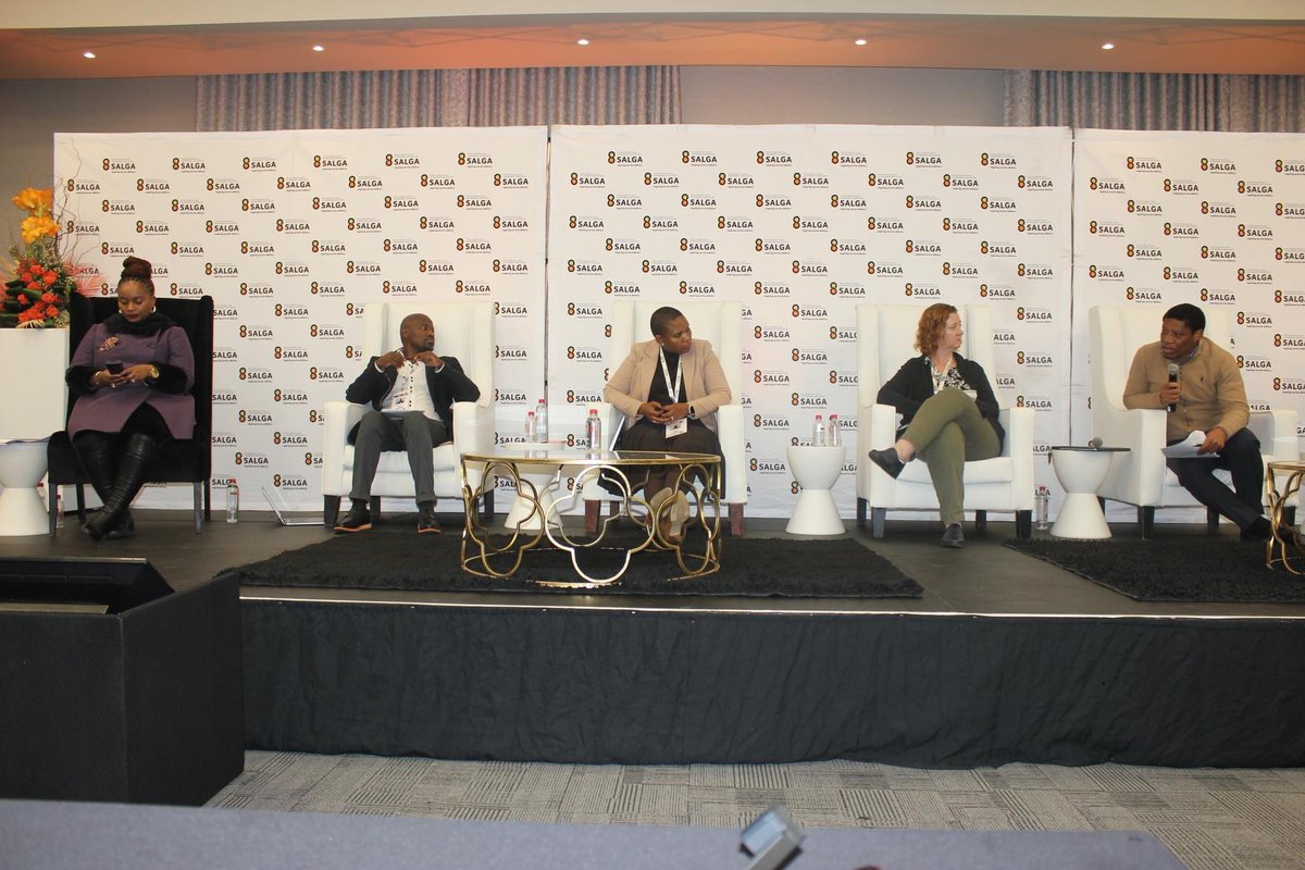 Rand_Water's tweet photo. Chief Strategy Officer at Rand Water, Mr. Vusi Kubheka is part of the panel that is discussing the Governance and Management of Water and Sanitation service and its impact on the environment at @SALGA_Gov Provincial Members Assembly Meeting.

 #120YearsOfExcellence #SALGAPMA [NS] https://t.co/EY2KxFOjb6
