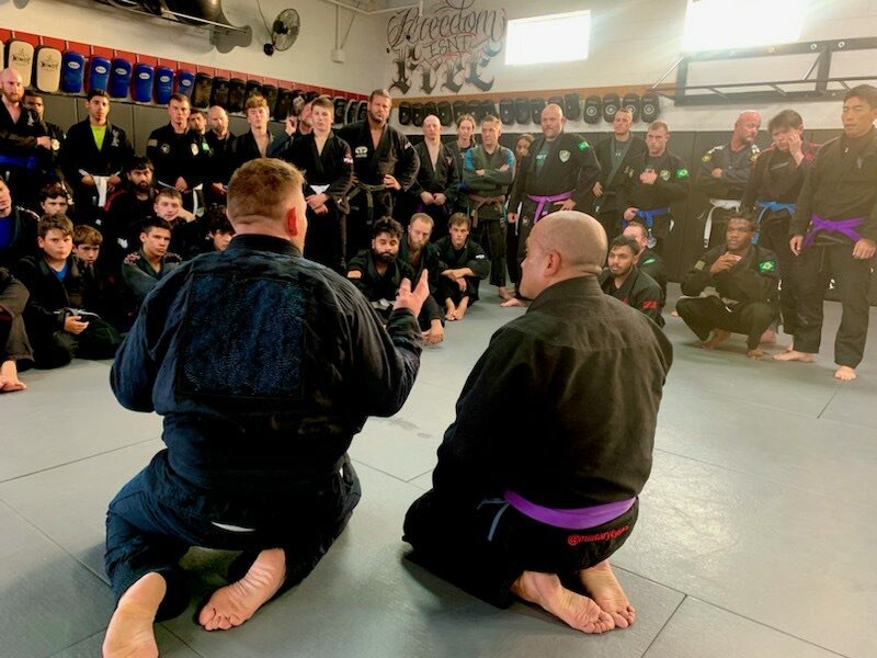 Victoriousmma's tweet photo. Last night, @ryanpokie delivered a phenomenal class. As I sat back and watched him teach, I couldn't help but feel extremely proud of him. I love witnessing his progression as an instructor!  #victorious #mma  #jiujitsu #bjj #mma #victoriousmma https://t.co/08PYeEAFMw