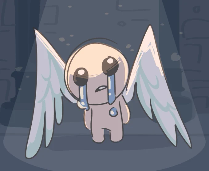traumatized bald naked baby #tboi
