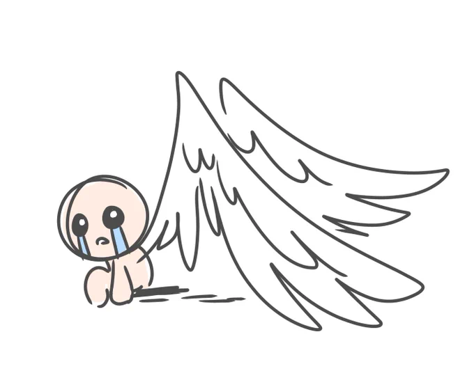 traumatized bald naked baby #tboi