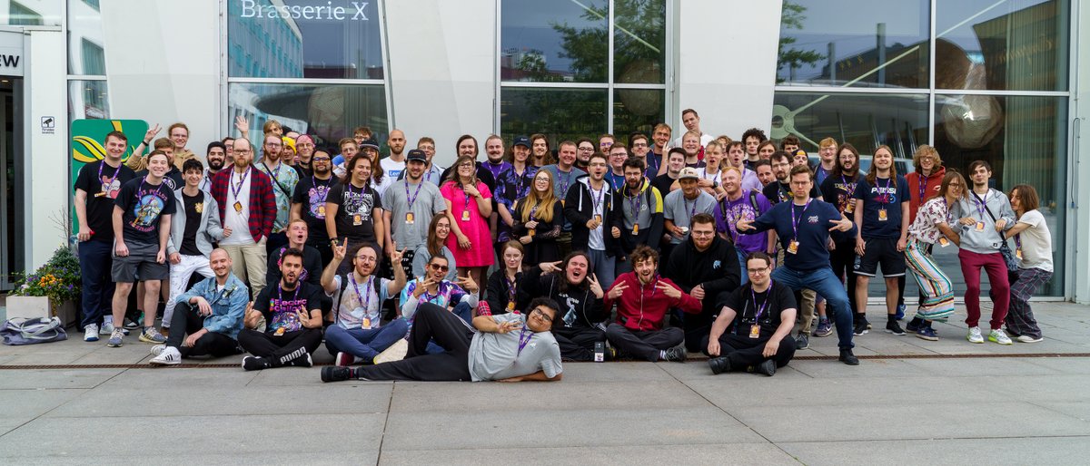 ThaRixer's tweet photo. ESA Summer 2023 PlayStation Nation Group Photo!

Once again the Nation continues to grow, soon enough we won't fit in the frame. Thanks for a lovely week folks ♥️ https://t.co/VwXNVPyd9L