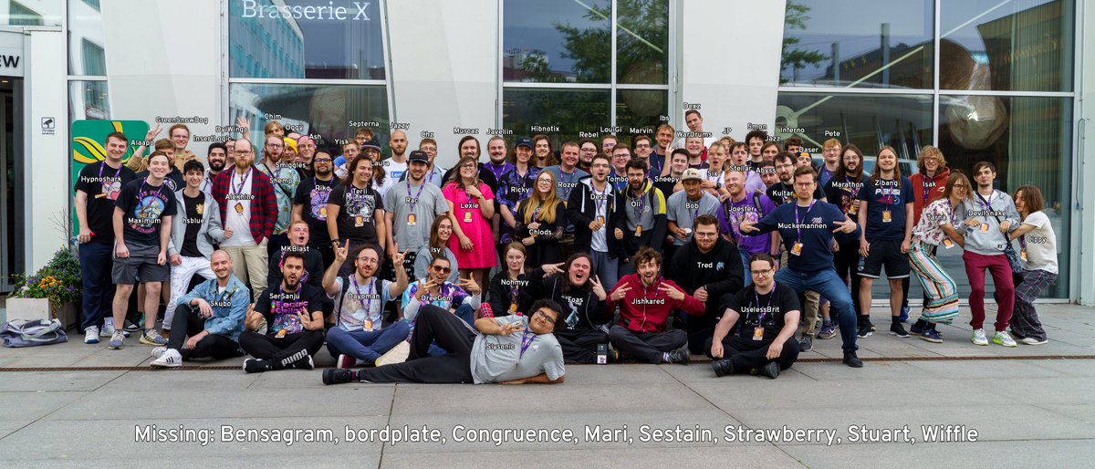 ThaRixer's tweet photo. ESA Summer 2023 PlayStation Nation Group Photo!

Once again the Nation continues to grow, soon enough we won't fit in the frame. Thanks for a lovely week folks ♥️ https://t.co/VwXNVPyd9L