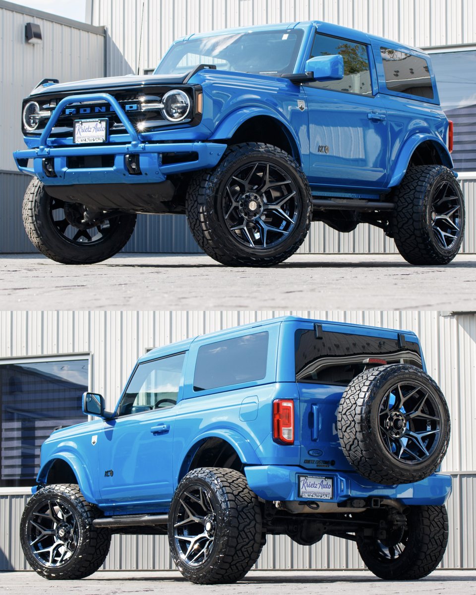 4PlayWheels's tweet photo. You already know, @krietzcustoms knows their Bronco's and knows their 4PLAY Wheels! This ones sitting on 22x12 4P06's with 35" tires and of course is for sale at @krietzcustoms
#bronco #fordbronco #liftedbronco #35's #4playwheels #4p06 #krietzcustoms https://t.co/U84AeIvoQs