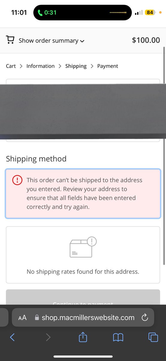 nata_weed's tweet photo. @MacMillerMemoir @Vans I have ordered from the website before and my address was never a problem….I am not the only one who got this message…..I tried 3 different and correct addresses and still got this….wtf https://t.co/hsTBIqJRFu