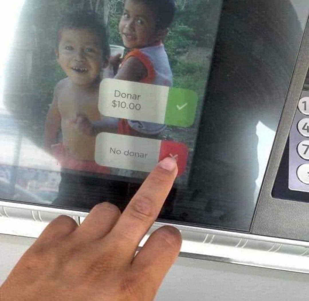 i'm sorry but these bean ass kids look happy to me i'm not donating shit