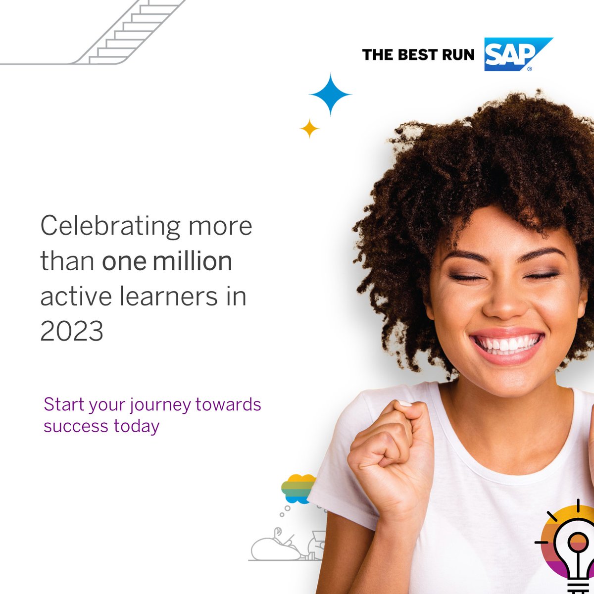 marieline_segla's tweet image. Let´s celebrate our one million new learners in 2023 and be part of this success. Discover flexible learning resources to help prepare for future success, tailored to your role. imsap.co/6016PbmWK
#SAPLearning