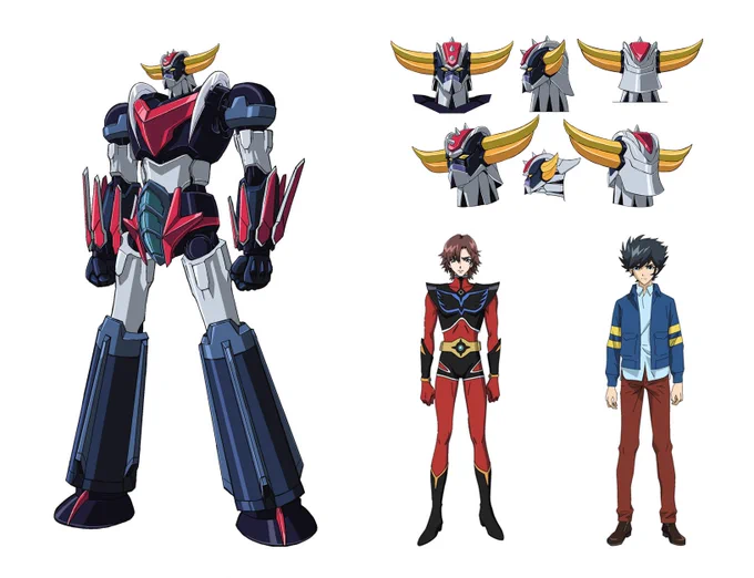 - Character Designs for Grendizer, Duke Fleed, and Koji Kabuto. 