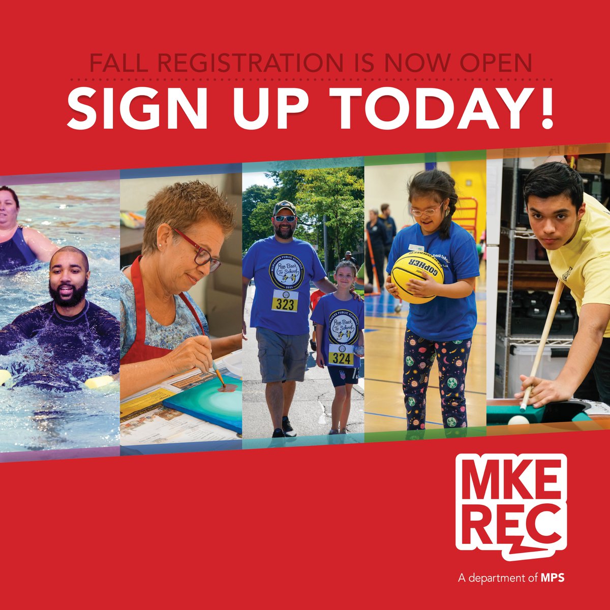 Registration for activities in the Fall Recreation Guide is now open for city of Milwaukee residents! To view the guide online and find more information, please visit our website at mkerec.net/guide! Registration for non-residents will open on Aug. 10 at 10 a.m.