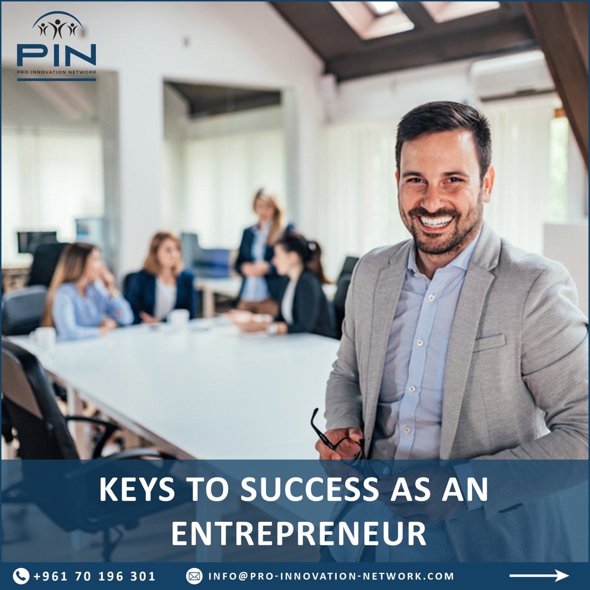 PinSarl17844's tweet photo. Five Keys to Success as an Entrepreneur:
1) Dream Big, Start Small
2) Embrace Failure
3) Customer-Centric Approach
4) Build a Strong Team
5) Stay Persistent
➖➖➖➖➖➖➖➖➖➖
✉️ info@pro-innovation-network.com
📱+961 70 196 301
🌐 https://t.co/OBOAMd1WsA https://t.co/2vgxx1hKli