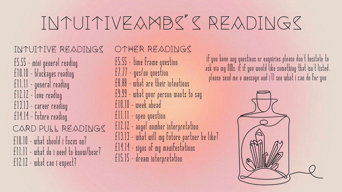 intuitiveambs's tweet photo. my *updated &amp; finalised* services <3 https://t.co/LeHBlp5cPz