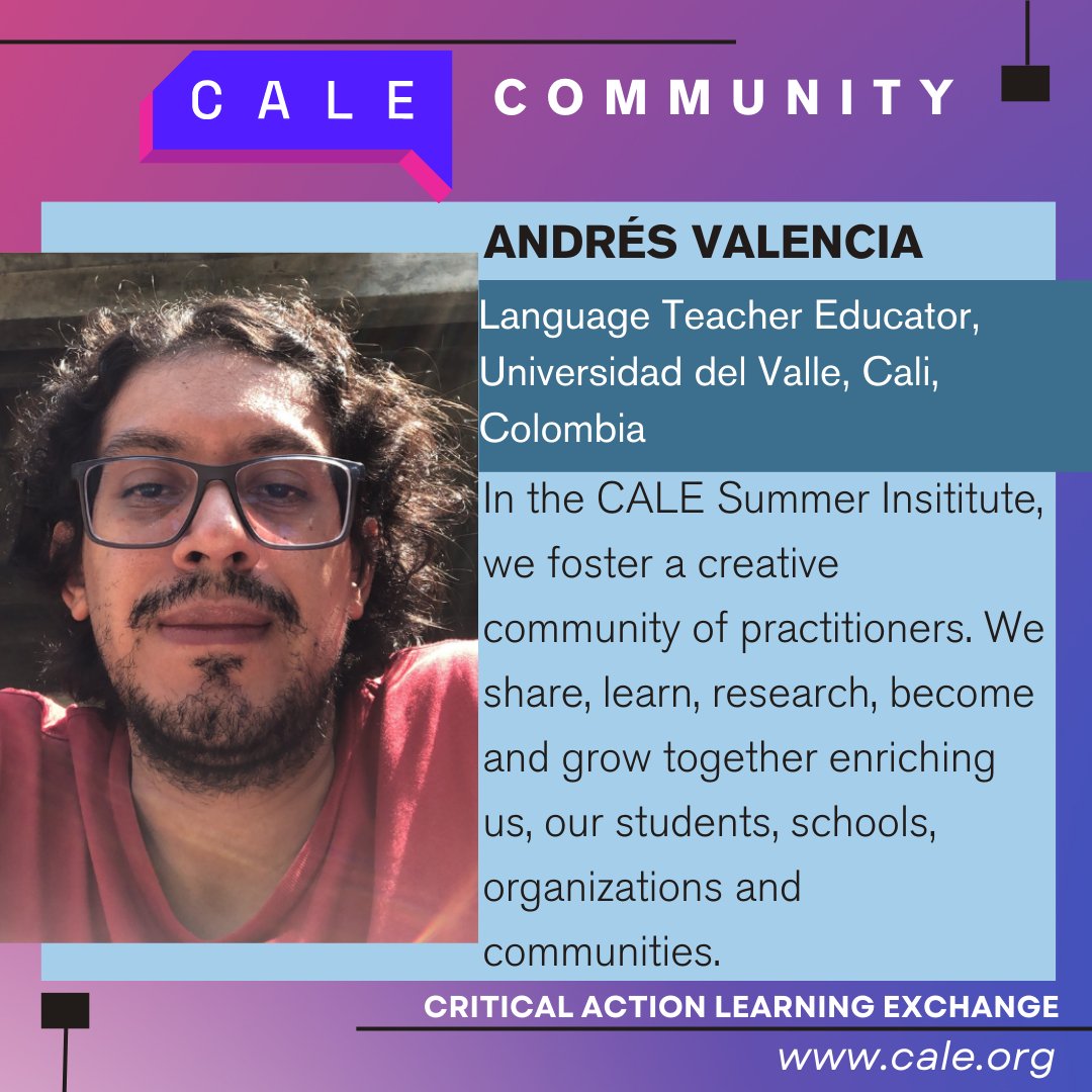 Critical Action Learning Exchange | CALE tweet media