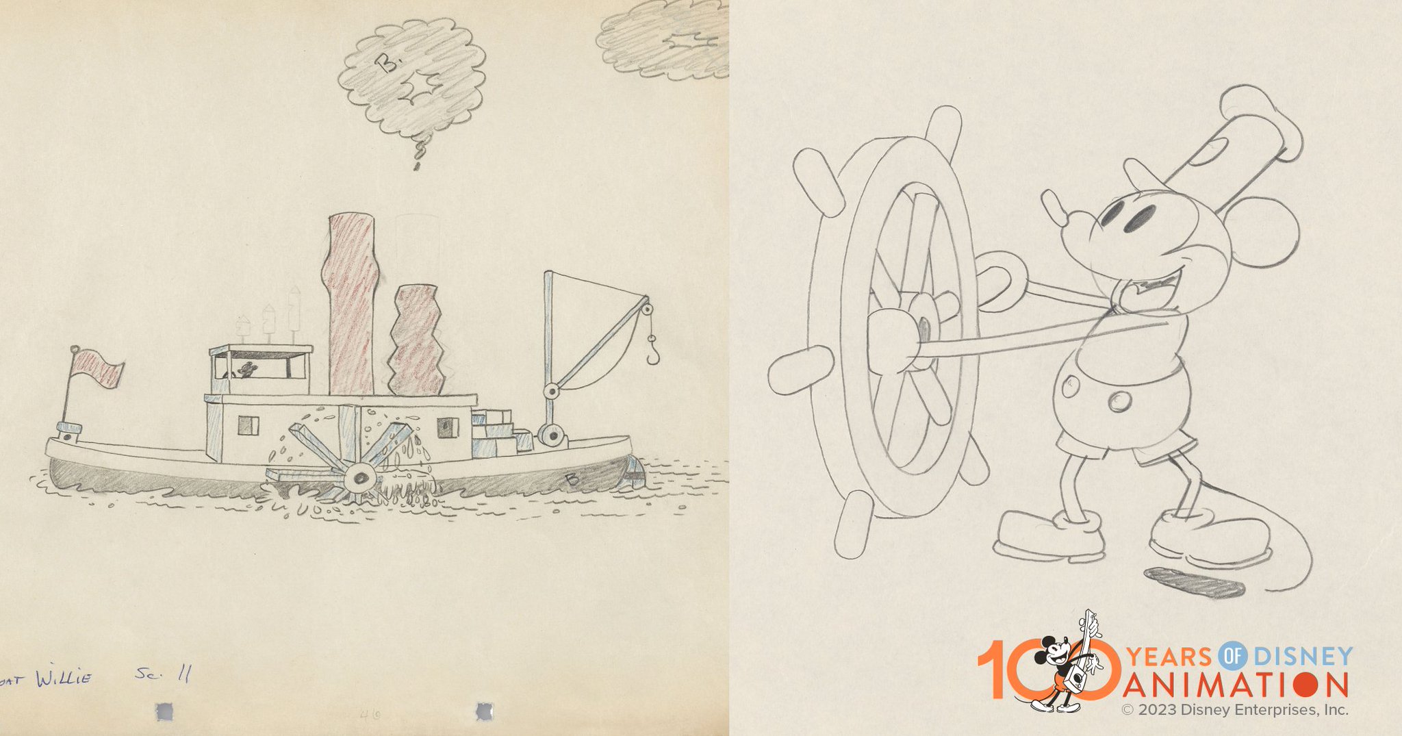 Animated Animations 1928 STEAMBOAT WILLIE Model DY1SW