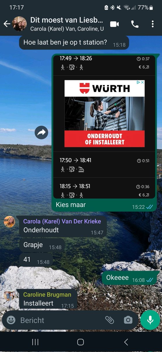 Mijn vrienden zijn echt grappig