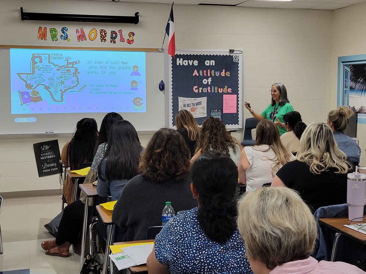 Fabiola Rosales talks with teachers about promoting language development in reading and writing workshops at DWPL K-2. Thanks,  Fabiola!