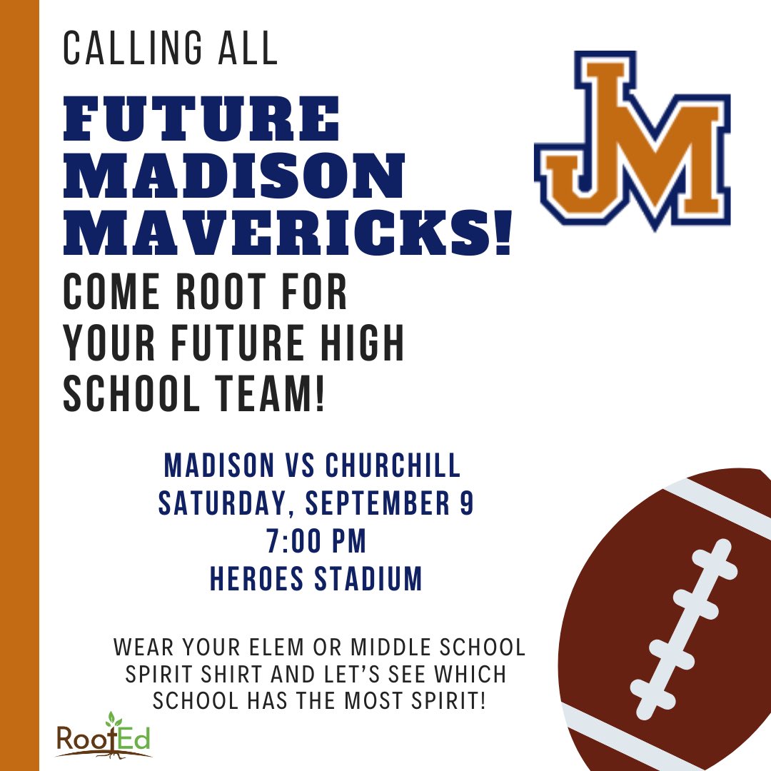RootEdSA's tweet photo. Save the date!! Calling all Future Mavericks…let’s make this big!! #RootEdMadison https://t.co/RJadSgXPxD