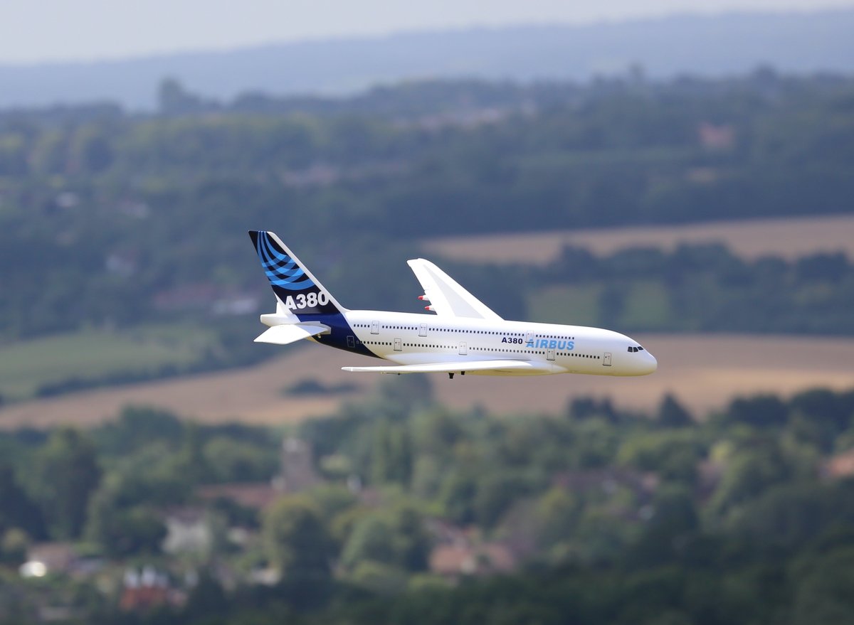 Century_UK's tweet photo. The Airbus A380 is one of the most gorgeous modern airliners out there and Mark Tilbury has been developing a slope soring version. This all-foam model is a very limited edition of 10 models and will be available on a first come first served basis. https://t.co/7oR6gw7Oq1