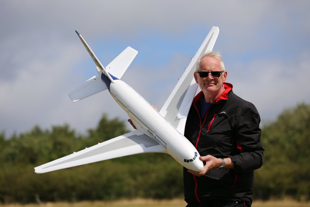Century_UK's tweet photo. The Airbus A380 is one of the most gorgeous modern airliners out there and Mark Tilbury has been developing a slope soring version. This all-foam model is a very limited edition of 10 models and will be available on a first come first served basis. https://t.co/7oR6gw7Oq1