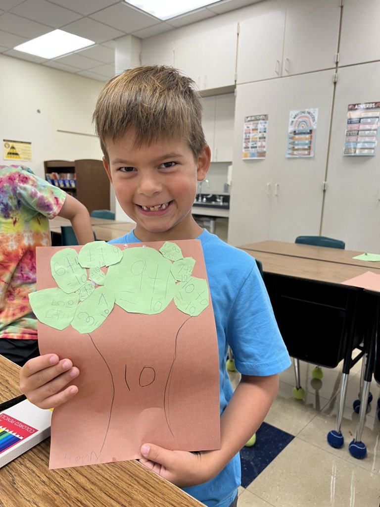 mrsangley's tweet photo. A fun craft + practicing our addition facts = Stepping Stones fun! #EnhancingTheStudentExperience @DanDeMartino719 @cchakmakjian https://t.co/78qjUQRBXl