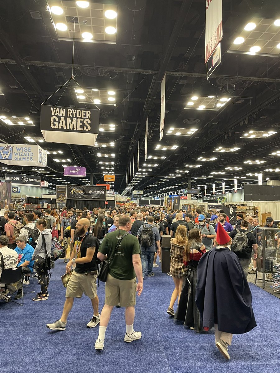 Tlizerz's tweet photo. Hello, @Gen_Con! Who else is here?? https://t.co/GD5yyaPadN