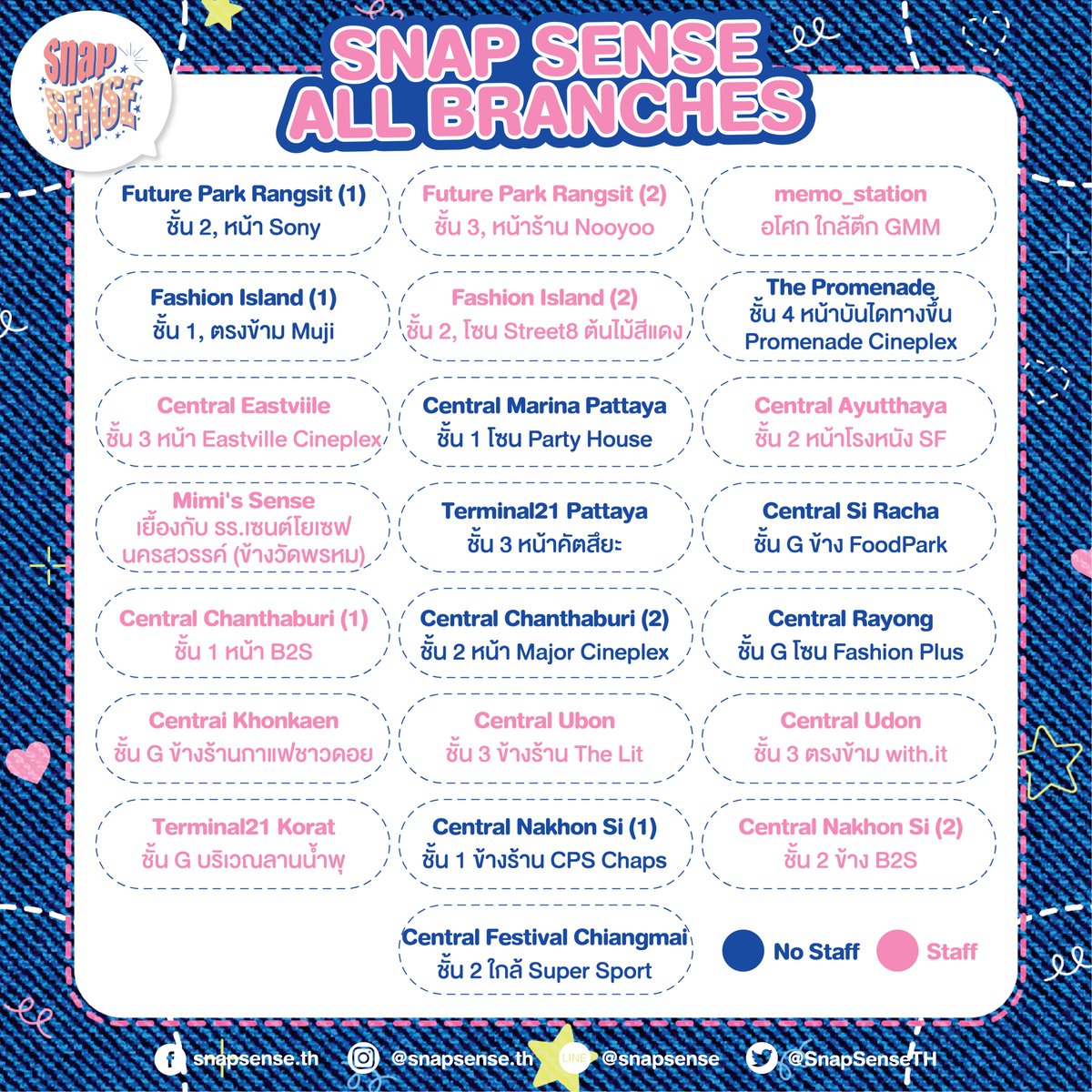 SnapSenseTH's tweet photo. 📢 Status Update สาขาล่าสุด! (AUG2023)
ใกล้ที่ไหน ไป Snap 📸 กันเล้ย
🆕 Future Park Rangsit ชั้น 3 หน้าร้าน Nooyoo
🆕 Central Festival Chiangmai
✨พิเศษสุดๆ สามารถจัดโปรเจกต์วันเกิดศิลปิน อีเวนท์ต่างๆ ออกแบบเฟรมพิเศษได้ตามใจ ตอบโจทย์ทุกด้อม🫶🏼
สนใจติดต่อ dm 💌
#snapsenseth https://t.co/Elu83yRA4j