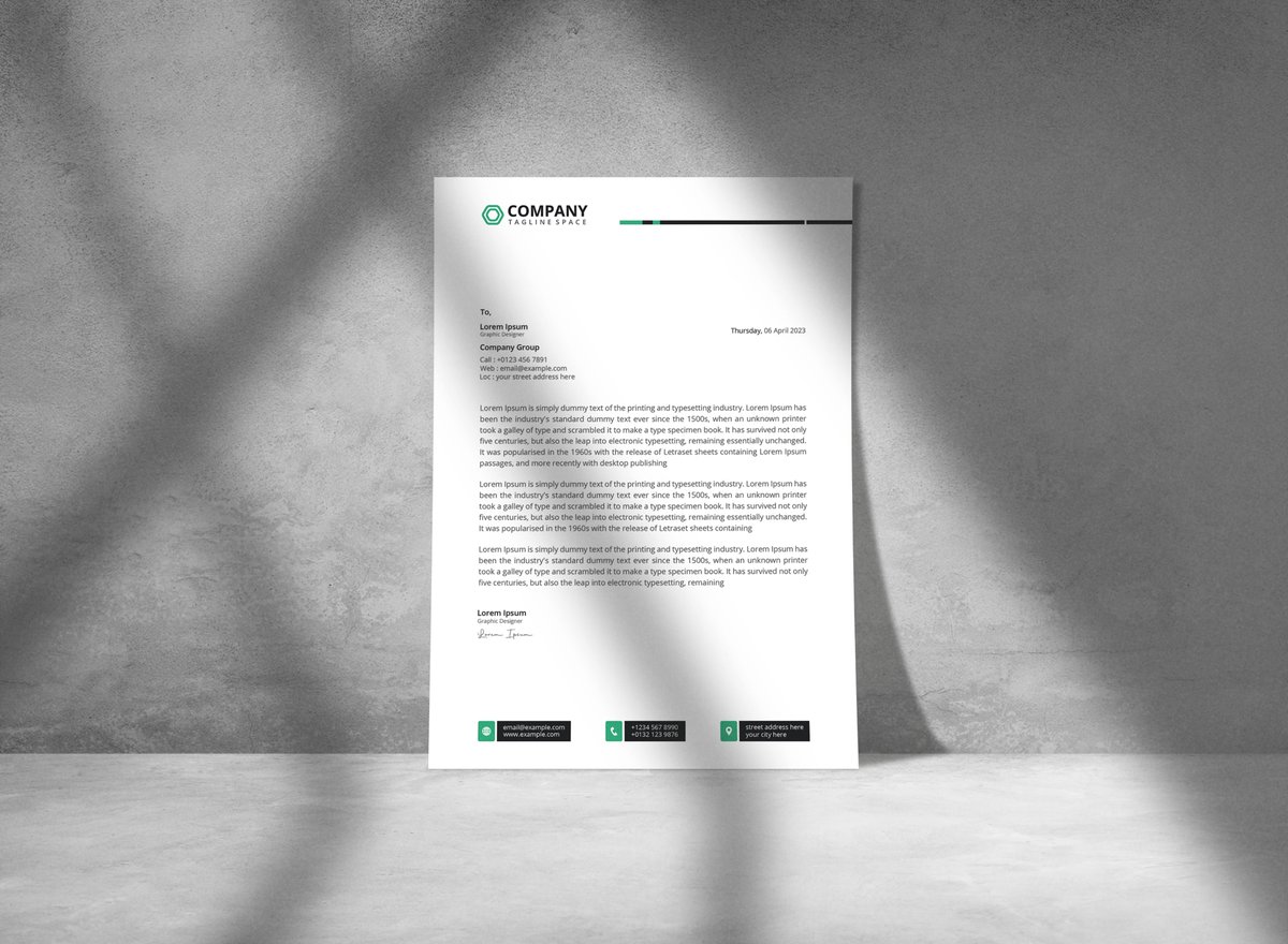 gprojectt4's tweet photo. Letterhead Design

Behance: https://t.co/H2Ovtqe3Vk 

If you need to create a Professional Letterhead Design you will contact me now! 

Gmail : graphicprojectt4@gmail.com
WhatsApp : +8801317845623

#modern #letterhead #template #simple #branding #business #corporate  #clean https://t.co/QMaj6rGeLx
