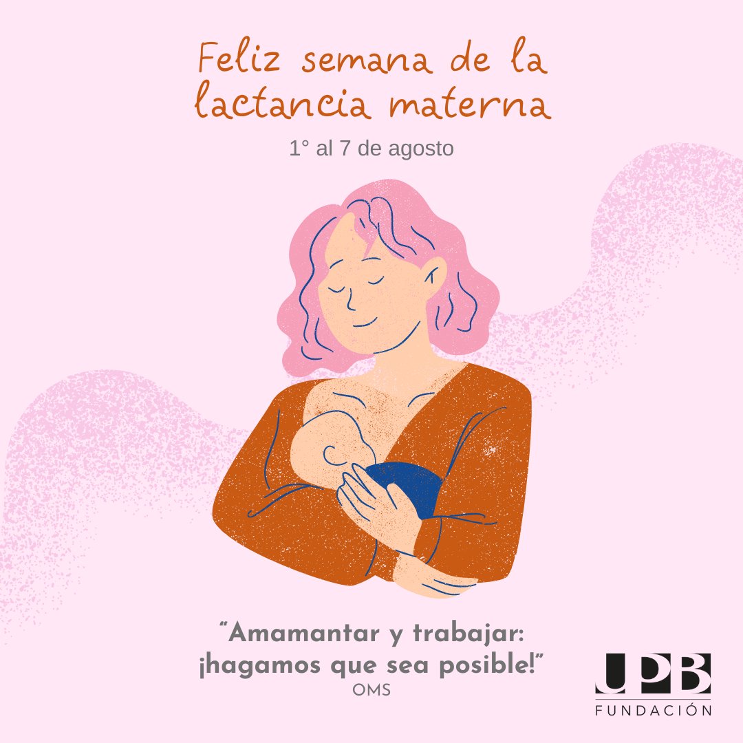upbcolombia's tweet photo. ¡La lactancia es #vida!🤱❤️ Nos unimos a la campaña de #Lactatón, resaltando la importancia de la lactancia en la maternidad, porque genera una conexión única, además de que es saludable y fundamental para el desarrollo de niños y niñas. https://t.co/8tBhaRw2zd