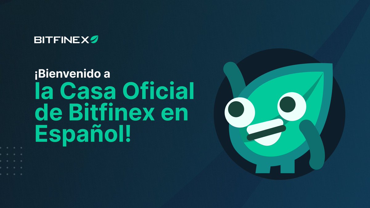 BitfinexESP's tweet image. ¡Tenemos GRANDES NOTICIAS! 🎉

¡Bitfinex LEOS ahora es la casa oficial de Bitfinex en Español! 🍃

Sigamos construyendo nuestra comunidad en este emocionante viaje en el mundo crypto, ahora en Español. 💪

#BitfinexOficial