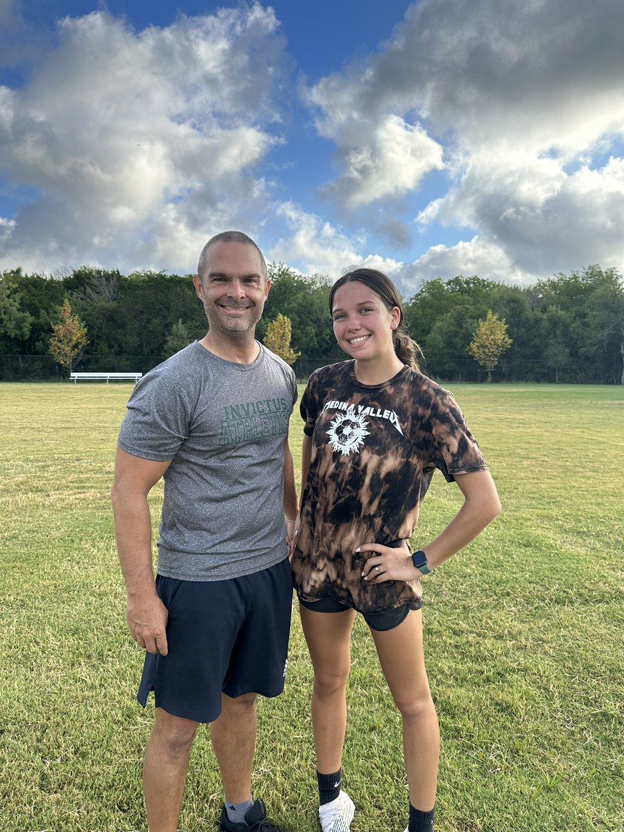ProfessorLeland's tweet photo. Good luck to @isa_bellamia04 as she strengthens the @BellesSoccer squad.  Your hard work all summer will be on full display this fall 🤝🫡 https://t.co/uQ3nuUcGrA