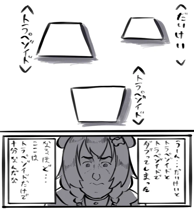 台形がダブったころさん #生神もんざえもん #できたてころね
