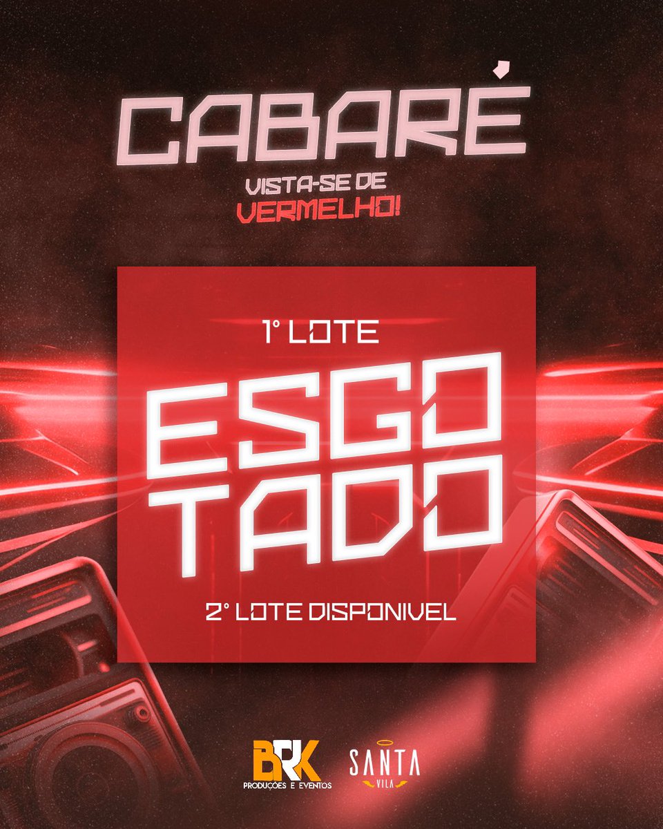 BrkProducoes's tweet photo. Tem Cabaré Sábado à noite… AÍ, UI 🎵👠🌹💃🏻🔥
❌ PRIMEIRO LOTE ESGOTADO!!!
Já separou a sua roupa vermelha? 🩸
Evento novo é assim, muito falado e com a previsão de um clima que só as noites em um Cabaré, tem! 🌡️
☎️ Vendas e + informações: 67997157586
#cabaré #explodiu https://t.co/KUq2HdhNc9
