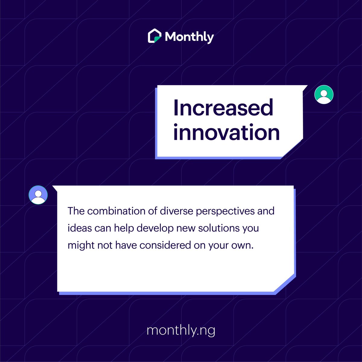 MonthlyFinance's tweet photo. Embracing the wisdom of the age-old adage, 'Two heads are better than one.' 

Collaboration fosters growth and synergy, allowing for both healthy competition and strengthened relationships. Together, let's achieve greater impact in our fields💪🏽 

#MonthlyFinance #CollaborationOverCompetition #LagosLoans #LagosRent #MonthlyRent #RentalLoans #Teamwork #Synergy