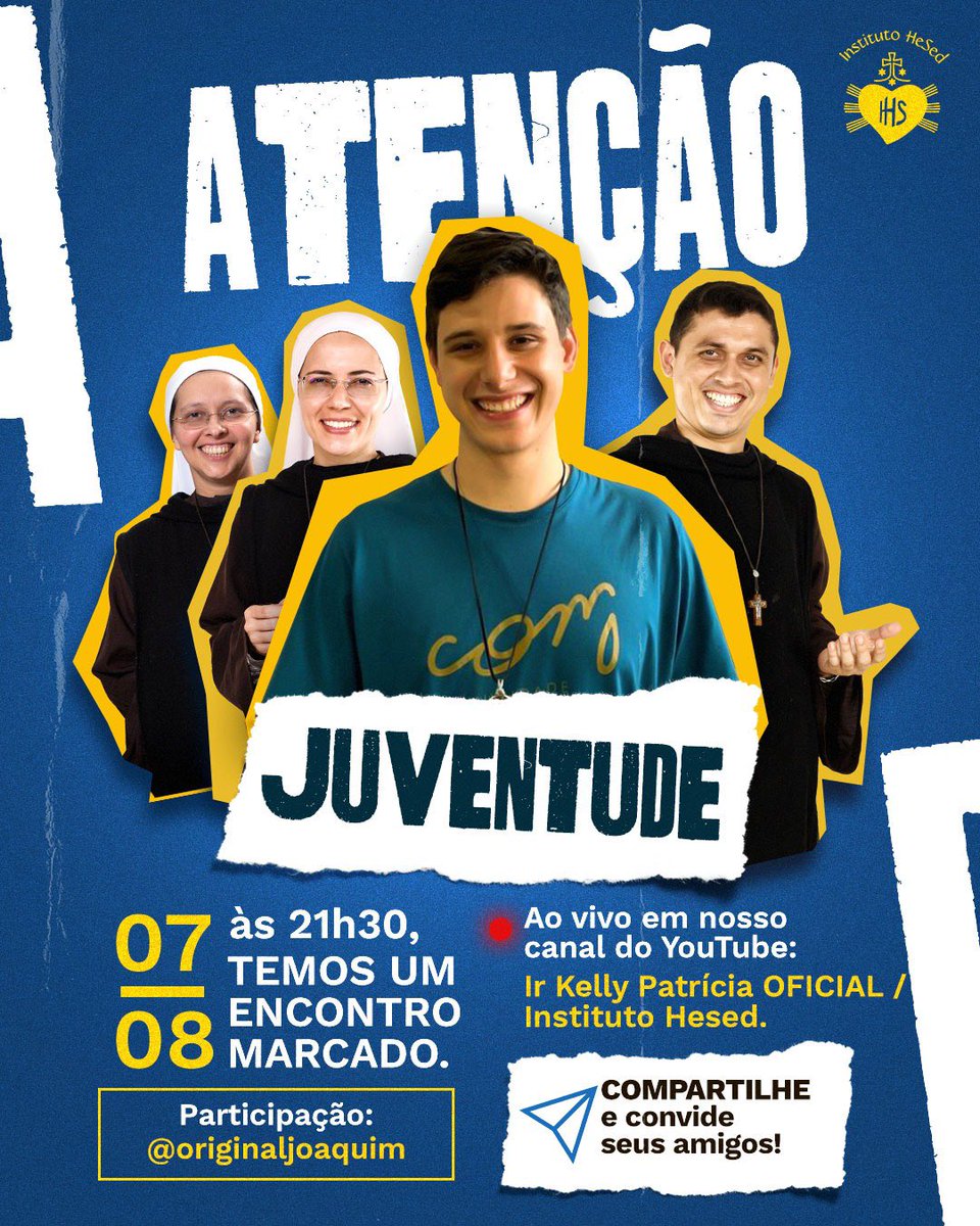 Chegou a hora de despertar a #juventude

Vem novidade por aí!!