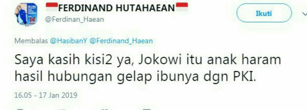 Titip lapak Fer,
kalau laporan ke Bareskrim tolong laporkan juga orang ini , kena UU ITE nggak...😌

santai