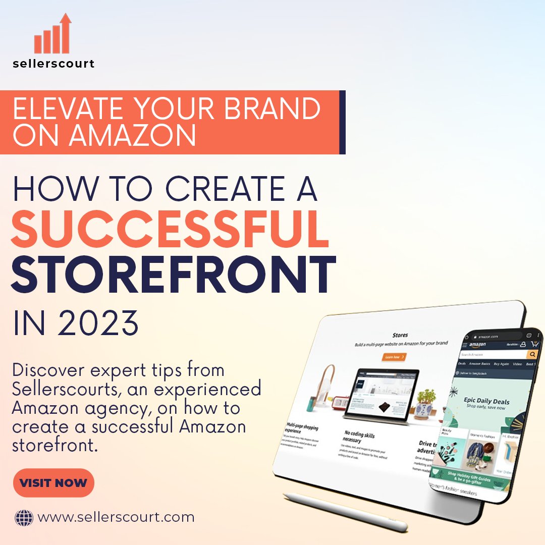 Sellerscourt's tweet image. How to Create a Successful Amazon Storefront to Showcase Your Brand in 2023
#AmazonStorefront #ShowcaseYourBrand #SuccessfulStorefront #2023BrandShowcase #EcommerceTips #AmazonSelling #OnlineRetail #BusinessGrowth #DigitalMarketing #BrandStrategy #OnlineStore #AmazonSuccess