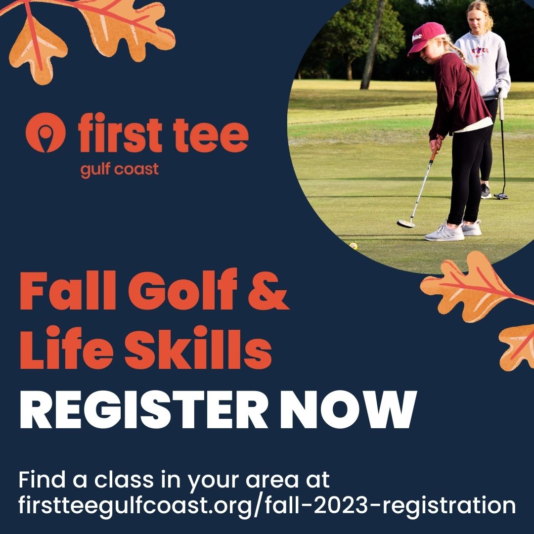 FirstTee_GC's tweet image. Fall 2023 Golf &amp;amp; Life Skills Registration is now open! 
Sessions starting in August/September - find your nearest course online at firstteegulfcoast.org/fall-2023-regi…

#firsttee #golf #juniorgolf #youthsports #fall2023 #fallsession #gulfcoast