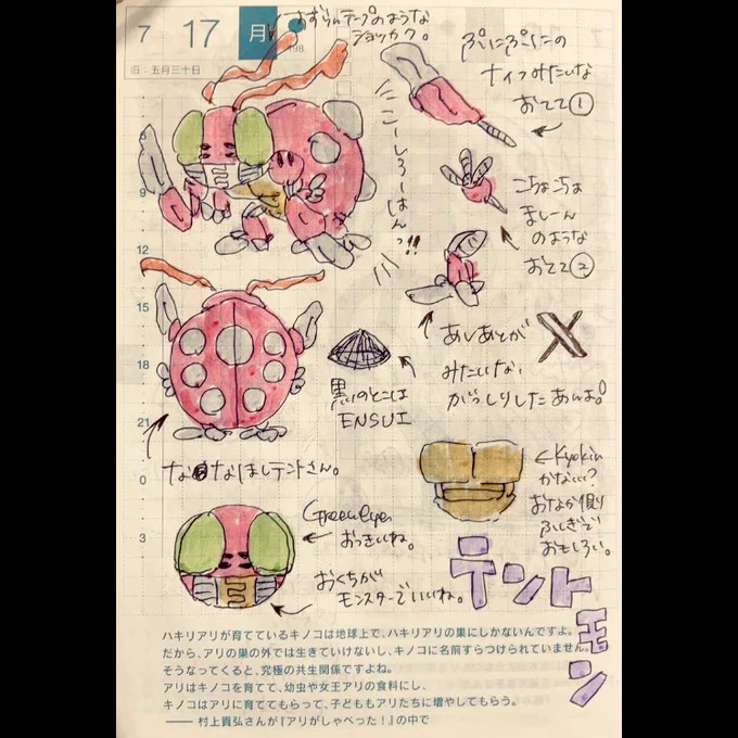 ほぼ日2033.7.17〜20
テントモンの話
もんざえモンの話
パンプモンの話
アンドロモンの話 