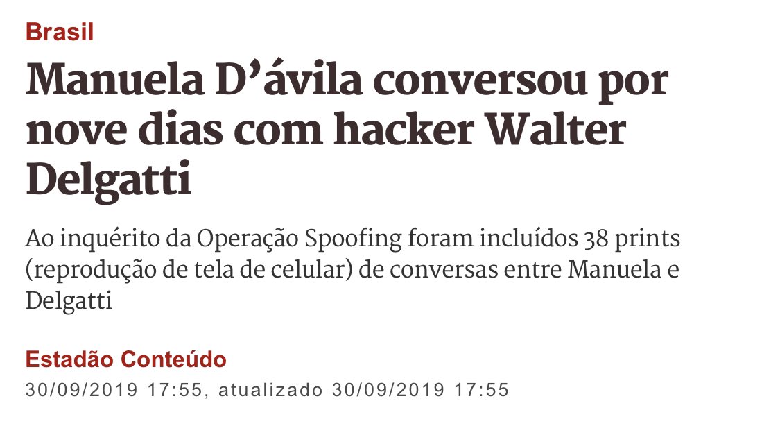 FernandoHoliday's tweet photo. Por que Zambelli é investigada e Manuela é poupada? 🤔 https://t.co/rYCZtsKwYe