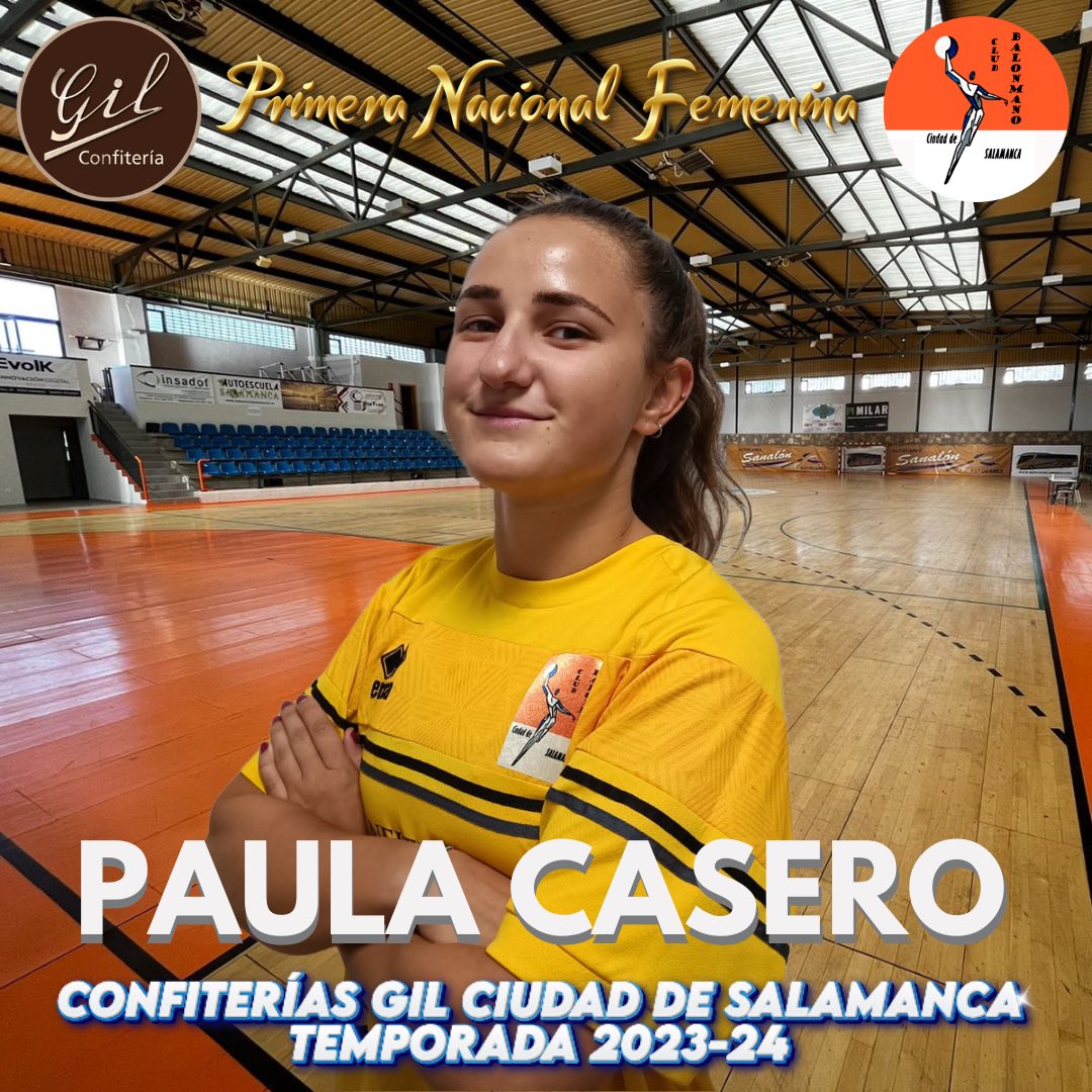 bmsalamanca's tweet photo. Una temporada más, CONTAMOS con la palentina Paula Casero como la cabeza del senior femenino dentro del campo ❕🧡 https://t.co/fHWYyglXvO