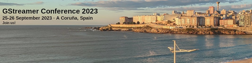 Registration is now open for the GStreamer Conference 2023. Join us on 25-26 Sept 2023 in A Coruña, Spain! gstreamer.freedesktop.org/conference/202…