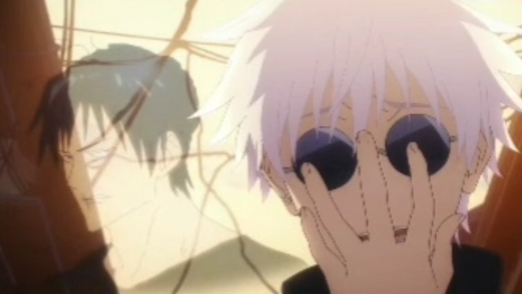 vantaeprod's tweet photo. gojo mad as hell that megumi looks like toji im crying https://t.co/mYLRVakJqR
